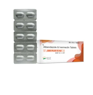 ZBD Plus Albendazole 400 Mg & Ivermectin 12 Mg Tablet